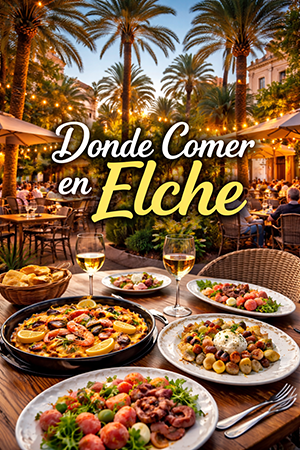 Restaurantes en Elche centro con terrazas y cocina mediterránea