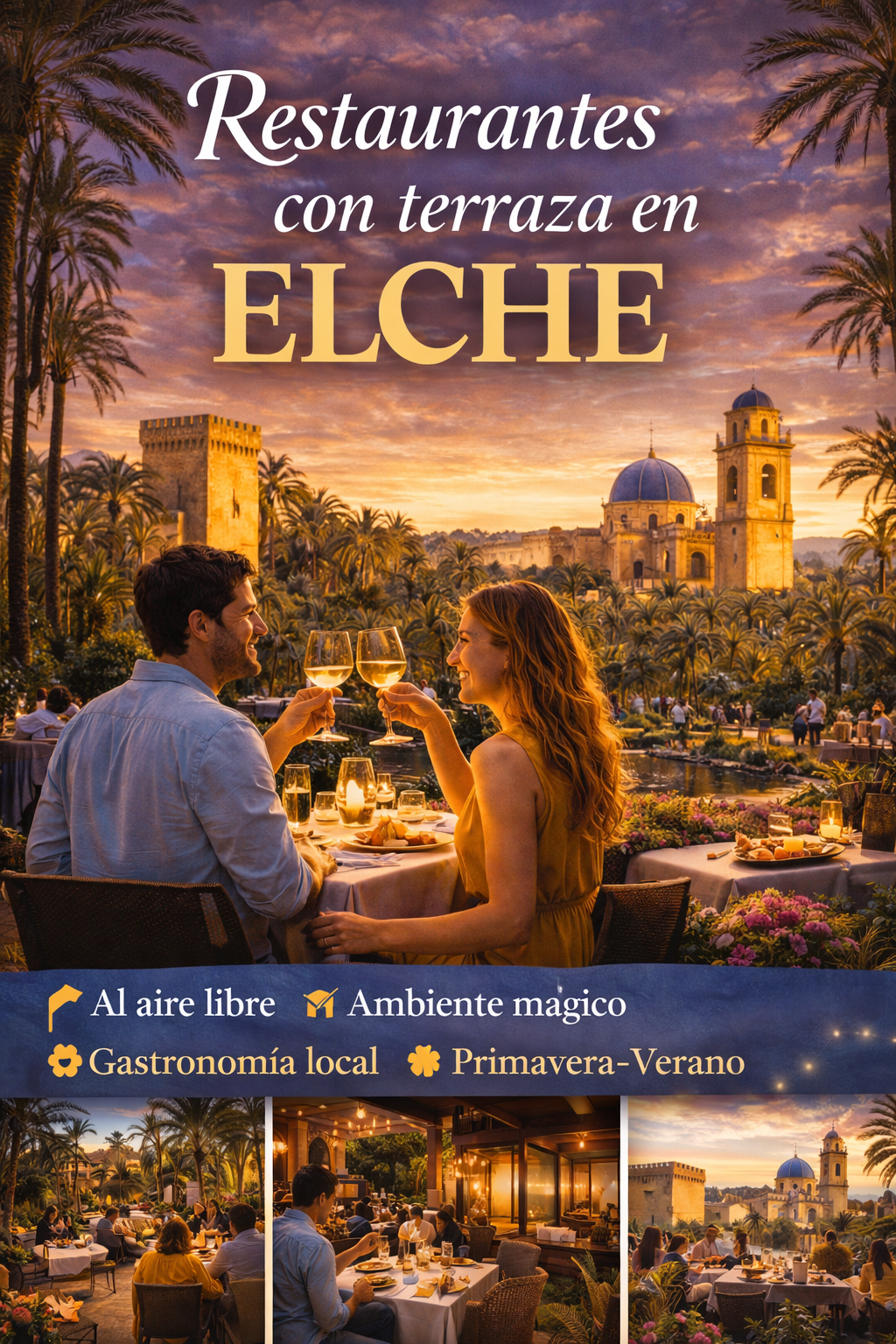 Restaurantes con terraza en Elche – Dónde comer al aire libre